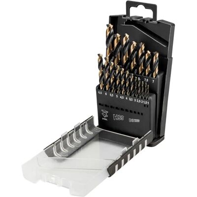 Graphite HSS Metaalboor Set - Metaaltype - 1.0-10mm - 19 Stuks Graphite HSS Metaalboor Set - Metaaltype - 1.0-10mm - 19 Stuks
