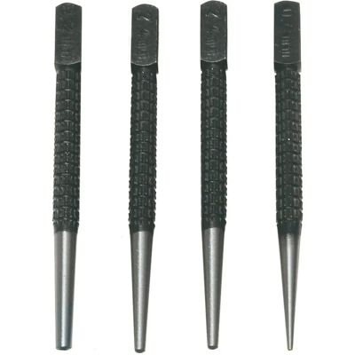 TOPEX Nagelzieherset - Nagelzieherset, 4 Stück, 0,8-3,2mm, Stahl TOPEX Nagelzieherset - Nagelzieherset, 4 Stück, 0,8-3,2mm, Stahl