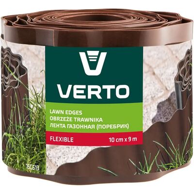 Verto 15G513 Garteneinfassung - Wetterfester Kunststoff Braun Verto 15G513 Garteneinfassung - Wetterfester Kunststoff Braun