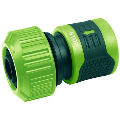 Verto 15G733 Wasserschlauchanschluss - Hochwertiges Kunststoff, Rutschfester Griff Verto 15G733 Wasserschlauchanschluss - Hochwertiges Kunststoff, Rutschfester Griff