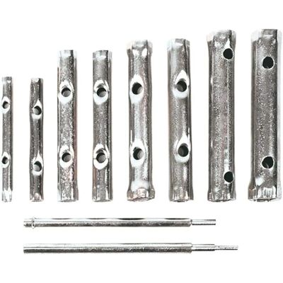 Top Tools Chiavi tubolari 6-22 mm, Set da 10 pezzi Top Tools Chiavi tubolari 6-22 mm, Set da 10 pezzi