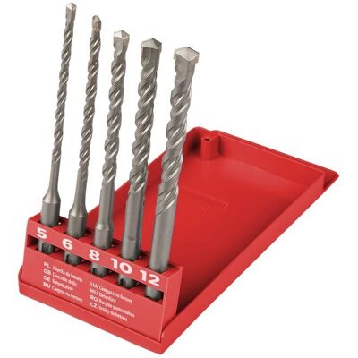 Set di punte calcestruzzo Top Tools - SDS+ 5-12 mm Set di punte calcestruzzo Top Tools - SDS+ 5-12 mm