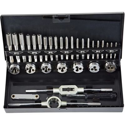 Topex M3-M12 Gewindeschneider & Schneideisen Set - 32 Teile Topex M3-M12 Gewindeschneider & Schneideisen Set - 32 Teile