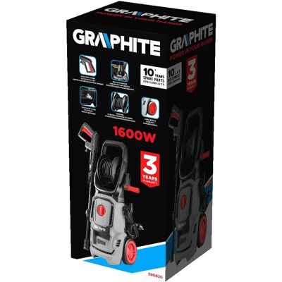 Graphite 59G620 myjka ciśnieniowa - 1600W, 90 Bar, 6L/min Graphite 59G620 myjka ciśnieniowa - 1600W, 90 Bar, 6L/min
