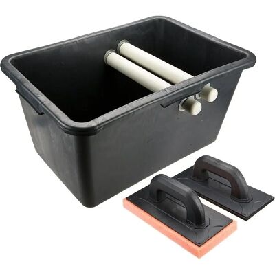 Topex Modell 13A339 - Fliesenset mit 40L, Gummiwischer, Weiche Schwamm Topex Modell 13A339 - Fliesenset mit 40L, Gummiwischer, Weiche Schwamm
