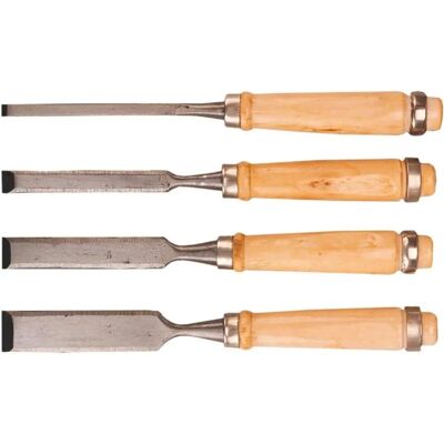 Top Tools 4-tlg. Meißel-Set - Langlebig, Hochwertig, Tragbar - Meißel Top Tools 4-tlg. Meißel-Set - Langlebig, Hochwertig, Tragbar - Meißel