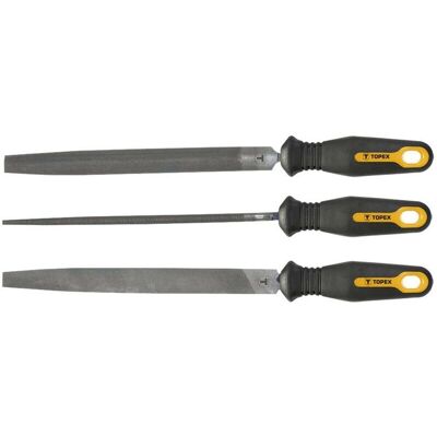 Set di 3 lime in metallo Topex - Forme varie Set di 3 lime in metallo Topex - Forme varie