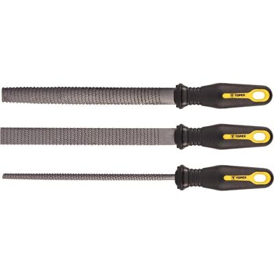 Set di 3 lime per legno TOPEX - Ergonomico, preciso Set di 3 lime per legno TOPEX - Ergonomico, preciso
