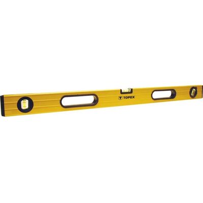 Poziomica aluminiowa Topex - 150cm - 3 libelle - Trwała stop Poziomica aluminiowa Topex - 150cm - 3 libelle - Trwała stop