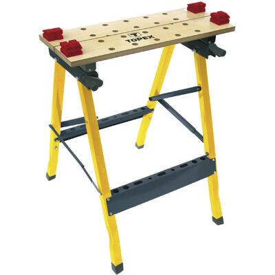 TOPEX - 07A420 - 60x24x80 - giallo-nero - Workbench TOPEX - 07A420 - 60x24x80 - giallo-nero - Workbench