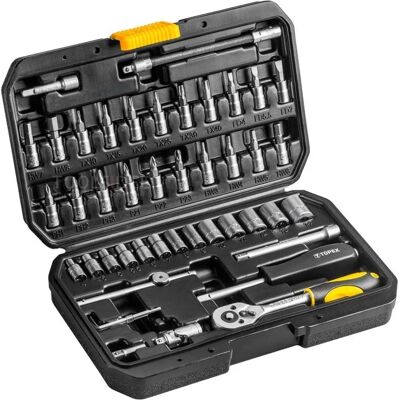 Topex 1/4" Steckschlüssel Set 46 Stück - Steckschlüssel Set Topex 1/4" Steckschlüssel Set 46 Stück - Steckschlüssel Set