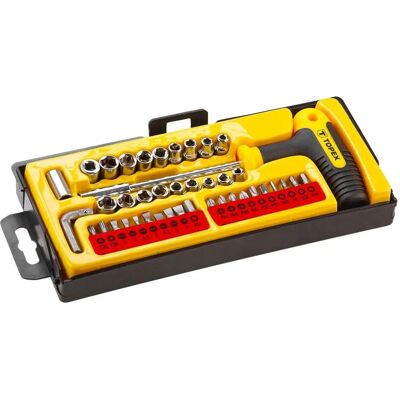 TOPEX Modèle 39D369 Set de tournevis T magnétique de 41 pièces TOPEX Modèle 39D369 Set de tournevis T magnétique de 41 pièces