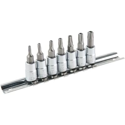 TOPEX Modello 39d378 Set da 7 Bussole in CrV TOPEX Modello 39d378 Set da 7 Bussole in CrV