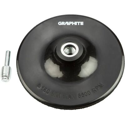 Graphite 55H929 Bohrmaschinen-Zubehör - Flexibler Schleifteller mit Velcro Graphite 55H929 Bohrmaschinen-Zubehör - Flexibler Schleifteller mit Velcro