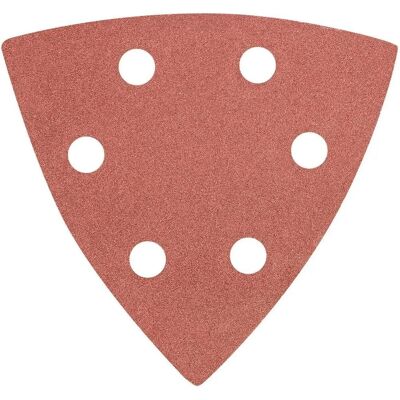 GRUPA TOPEX - Delta 93 x 93 mm K240 - Klettverschluss - Löcher - Sandpapier GRUPA TOPEX - Delta 93 x 93 mm K240 - Klettverschluss - Löcher - Sandpapier