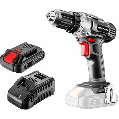 Graphite 58G000-SET1 Bohrmaschine - 1250 U/min, Schlüssel-los, 1,1 kg Graphite 58G000-SET1 Bohrmaschine - 1250 U/min, Schlüssel-los, 1,1 kg