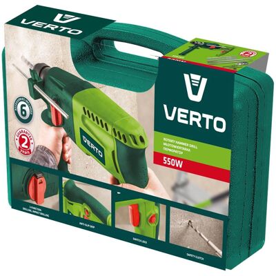 Verto SDS+ Bohrhammer 550W Koffer Verto SDS+ Bohrhammer 550W Koffer