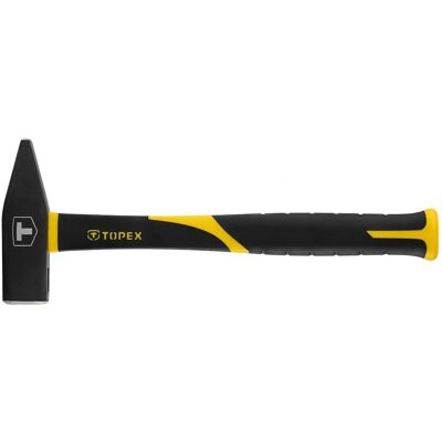 Topex 02A840 Hammer - Ergonomischer Gummigriff - Für Montage- und Bauarbeiten Topex 02A840 Hammer - Ergonomischer Gummigriff - Für Montage- und Bauarbeiten