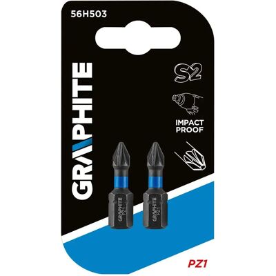 Graphite 56H503 skruvmejselbit - Slagborrspetsar Graphite 56H503 skruvmejselbit - Slagborrspetsar