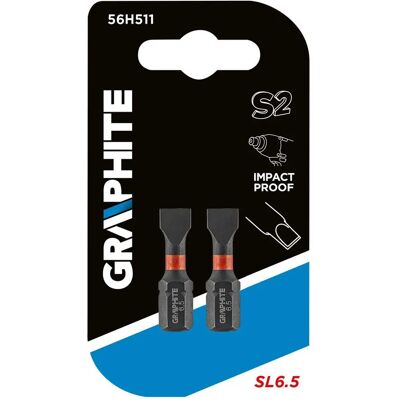 Graphite 56H511 Schlagbohrerspitze - Schraubendreherbit Graphite 56H511 Schlagbohrerspitze - Schraubendreherbit