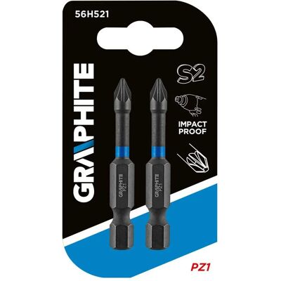 Punta di percussione PZ1 Graphite - 50mm - 2 pezzi Punta di percussione PZ1 Graphite - 50mm - 2 pezzi