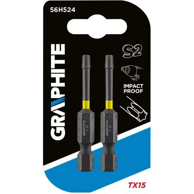 Graphite 56H524 Perkussionsspets - Skruvmejselbit Graphite 56H524 Perkussionsspets - Skruvmejselbit