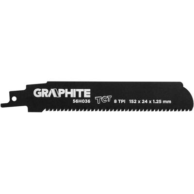 Graphite - 56H036 - 152 x 24 x 1.25 mm - 8TPI - Saw blade Graphite - 56H036 - 152 x 24 x 1.25 mm - 8TPI - Saw blade
