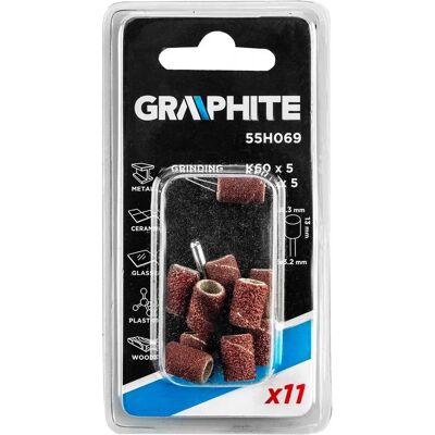 Graphite 55H069 Schleif- und Polier Zubehör - Schleifbänder für Mini-Bohrmaschine Graphite 55H069 Schleif- und Polier Zubehör - Schleifbänder für Mini-Bohrmaschine