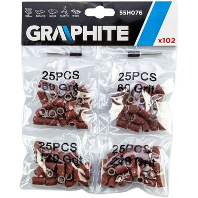 Graphite 55H076 Schleif- und Polierset - Metall, Keramik, Fliesen, Stein, Glas Graphite 55H076 Schleif- und Polierset - Metall, Keramik, Fliesen, Stein, Glas