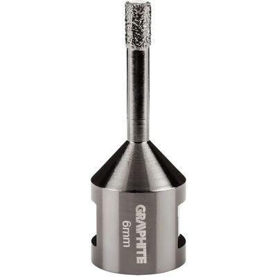 Graphite 55H300 Akku-Bohrzubehör - Diamant-Lochsäge 6mm M14 Graphite 55H300 Akku-Bohrzubehör - Diamant-Lochsäge 6mm M14