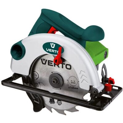 Sega Circolare Verto 52G682 - 1200W, 165mm, Profondità & Angolo Regolabili Sega Circolare Verto 52G682 - 1200W, 165mm, Profondità & Angolo Regolabili