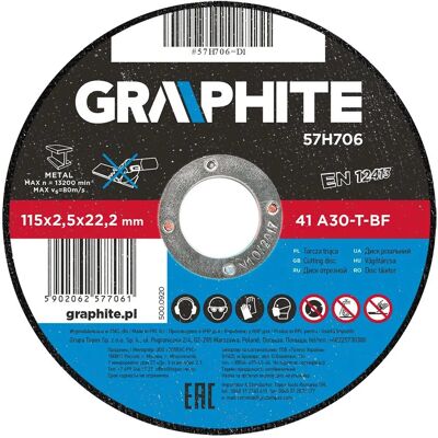 Graphite 57H706 Akku-Bohrmaschine Zubehör - Metallschneidscheibe Graphite 57H706 Akku-Bohrmaschine Zubehör - Metallschneidscheibe
