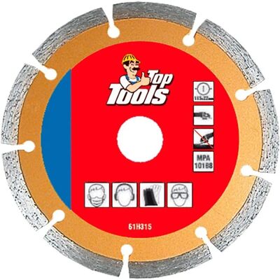 Top Tools Diamantsägeblatt - 115 mm, 22,2 mm centrum Top Tools Diamantsägeblatt - 115 mm, 22,2 mm centrum