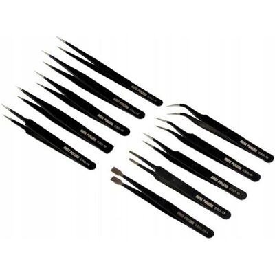 Bass Polska - BP-3691 - 10pc - Zangen/Pinzetten - Handwerkzeug-Set Bass Polska - BP-3691 - 10pc - Zangen/Pinzetten - Handwerkzeug-Set
