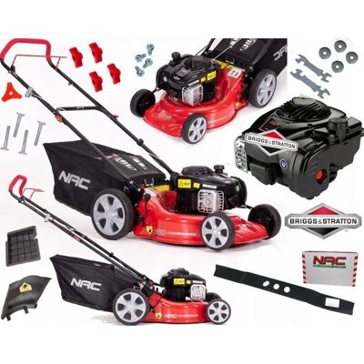 NAC LP46-500E-H Tondeuse à gazon 46cm - Sans transmission, Briggs & Stratton 140cc - Publicité NAC LP46-500E-H Tondeuse à gazon 46cm - Sans transmission, Briggs & Stratton 140cc - Publicité