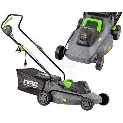 NAC Elektrische Rasenmäher - 1800W, 40cm, Leicht - Rasenmäher NAC Elektrische Rasenmäher - 1800W, 40cm, Leicht - Rasenmäher