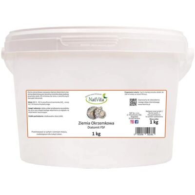 NATVITA Diatomit 1000g - Filtr wody & Scrub NATVITA Diatomit 1000g - Filtr wody & Scrub