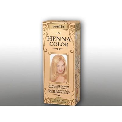 Venita Henna Color Sunny Blond - Haarkur Venita Henna Color Sunny Blond - Haarkur