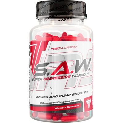 Trec Nutrition SAW Caps - Booster przed treningiem - 120 kapsułek Trec Nutrition SAW Caps - Booster przed treningiem - 120 kapsułek