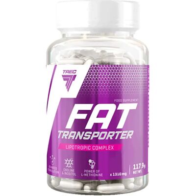 Trec Nutrition Fat Transporter - L-karnityna, zielona herbata, guarana - 90 kapsułek - Suplement diety Trec Nutrition Fat Transporter - L-karnityna, zielona herbata, guarana - 90 kapsułek - Suplement diety