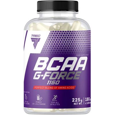 Trec Nutrition G-Force 1150 - BCAA i L-glutamina - 180 kapsułek Trec Nutrition G-Force 1150 - BCAA i L-glutamina - 180 kapsułek