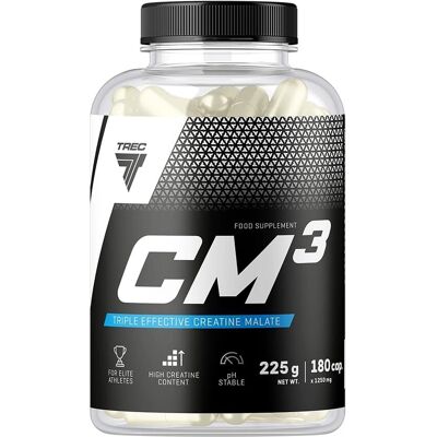 Trec Nutrition Trec CM3 - Creatine Malate - 180 Capsules Trec Nutrition Trec CM3 - Creatine Malate - 180 Capsules