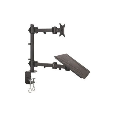 ART L-23 Monitor- und Notebook-Halterung - Schwarz ART L-23 Monitor- und Notebook-Halterung - Schwarz