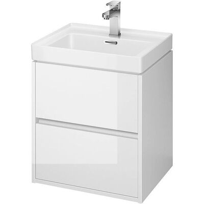 Cersanit Crea Waschtischunterschrank - 50cm, Weiß, Softclose - Badmöbel Cersanit Crea Waschtischunterschrank - 50cm, Weiß, Softclose - Badmöbel