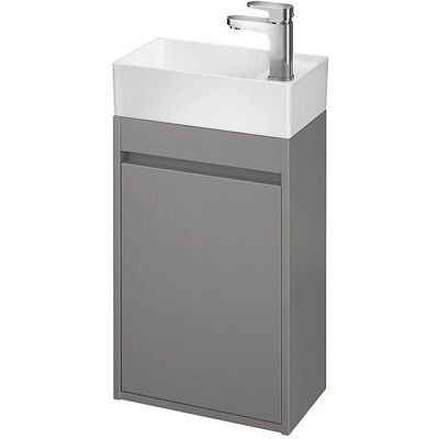 Cersanit Crea 39x21.5cm Wandhängendes Badschrank - Grau matt Cersanit Crea 39x21.5cm Wandhängendes Badschrank - Grau matt