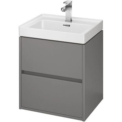 Cersanit Crea Waschtischunterschrank - 50cm - Grau Matt Cersanit Crea Waschtischunterschrank - 50cm - Grau Matt