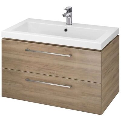 Set lavoar și mobilier Lara Como 80cm nuc - Cersanit Set lavoar și mobilier Lara Como 80cm nuc - Cersanit