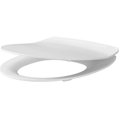 Couvercle de WC Moduo Slim Cersanit - Fermeture douce - Blanc - Publicité Couvercle de WC Moduo Slim Cersanit - Fermeture douce - Blanc - Publicité