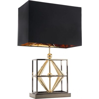 Lampa stołowa CosmoLight Quito - Metal, tekstylia, E27 Lampa stołowa CosmoLight Quito - Metal, tekstylia, E27