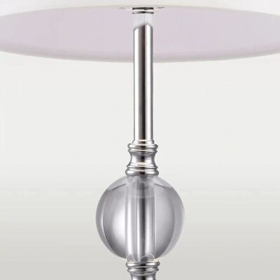 Lampa stołowa CosmoLight Monaco - Chrom, 50.4cm, E27 Lampa stołowa CosmoLight Monaco - Chrom, 50.4cm, E27